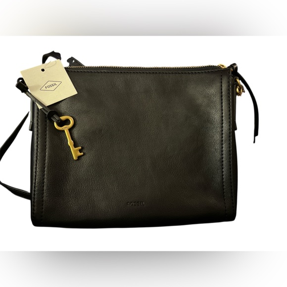 FOSSIL EMMA LEATHER CROSSBODY BAG - Picture 4 of 12